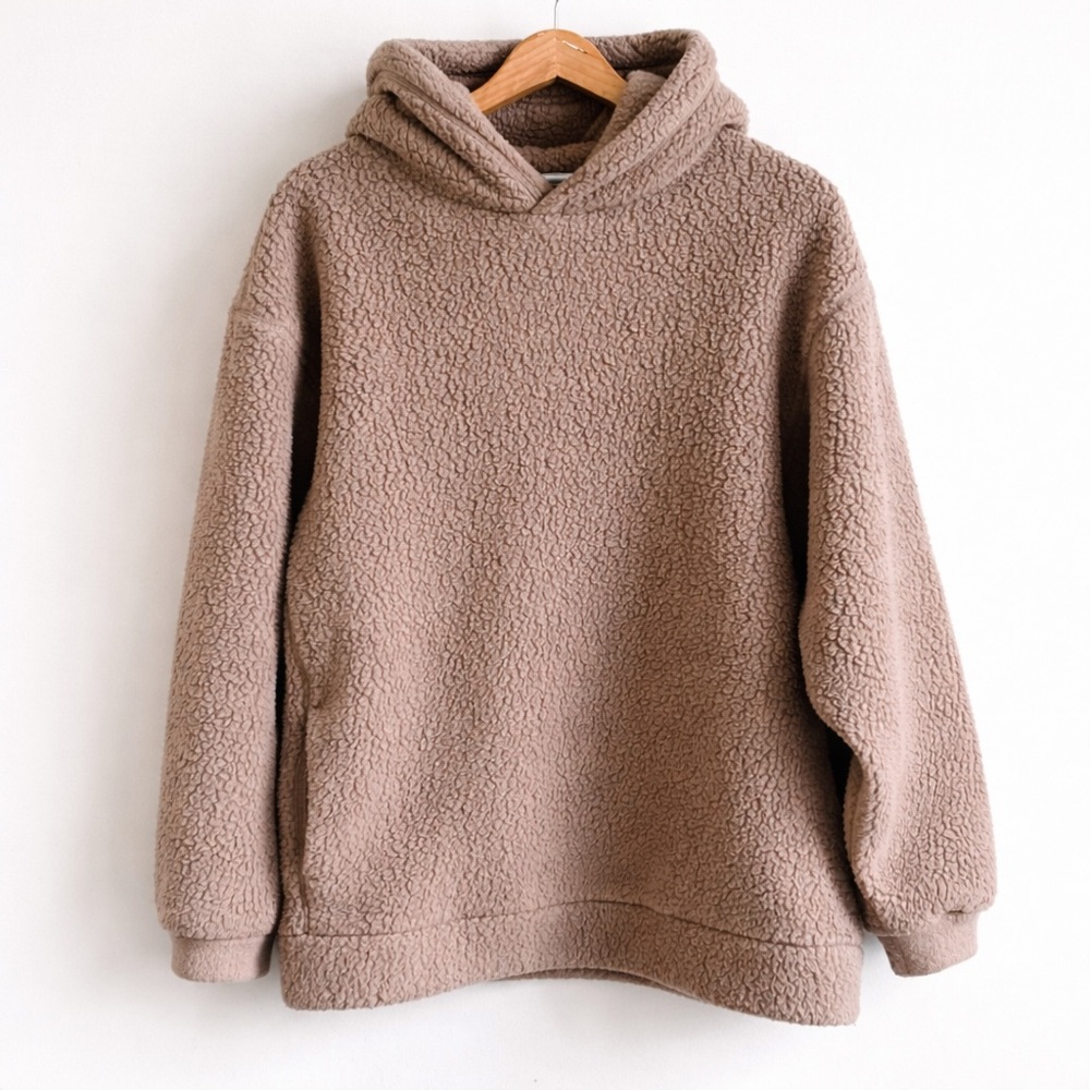 Aritzia Group Babaton Brown Sherpa Hoodie